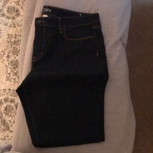 Dark skinny leg jeans